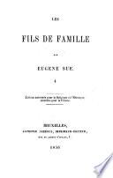 Les fils de famille