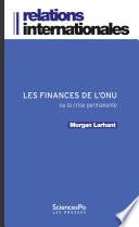 Les Finances de l'ONU ou la crise permanente