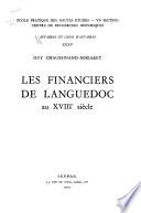 Les financiers de Languedoc au XVIIIe siècle