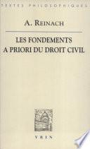 Les fondements a priori du droit civil