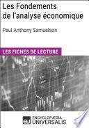 Les Fondements de l'analyse économique de Paul Anthony Samuelson