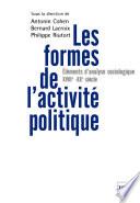 Les formes de l'activité politique