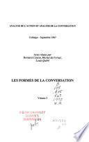 Les Formes de la conversation