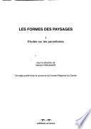 Les formes des paysages