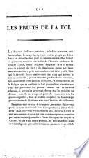 Les Fruits de la foi