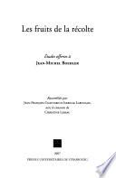 Les fruits de la récolte
