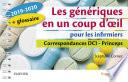 Les génériques en un coup d'oeil pour les infirmiers 2019-2020