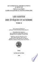Les gestes des évêques d'Auxerre