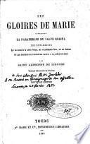 Les gloires de Maria, contenant la paraphrase du Salve Regina