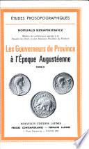Les Gouverneurs de Province