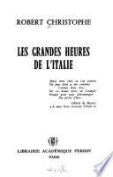 Les grandes heures de l'Italie