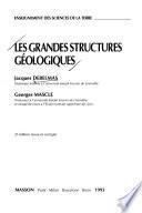 Les grandes structures géologiques