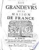 Les Grandeurs de la maison de France