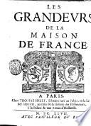 Les Grandeurs de la maison de France