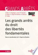 Les grands arrêts du droit des libertés fondamentales - 2e éd.