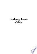 Les grands auteurs en finance