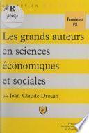Les grands auteurs en sciences économiques et sociales