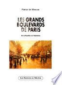 Les grands boulevards de Paris