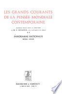 Les Grands courants de la pensée mondiale contemporaine