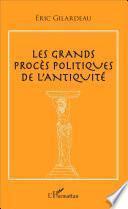 Les grands procès politiques de l'Antiquité