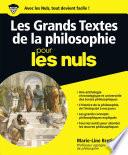 Les Grands Textes de la Philosophie pour les Nuls