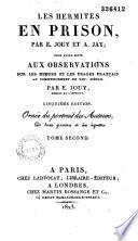 Les hermites en prison, par E. Jouy et A. Jay