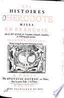 Les Histoires ... Mises En Francois, Par Pierre Du Ryer. Seconde Edition. Reveue, corrigee et augmentee d'Annotations en marge