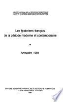 Les historiens français de la période moderne et contemporaine