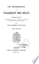 Les Historiettes de Tallemant des Réaux. Tome premier [-Tome neuvième]