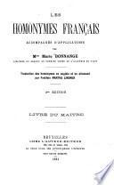 Les homonymes français