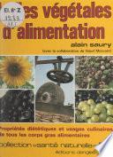 Les huiles végétales d'alimentation