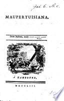 Les Huit Philosophes errans, ou Nouvelles découvertes de Voltaire, de Maupertuis, de Montesquiou, du Marquis d'Argens, de l'abbé Prévot, de Crébillon, de Marivaux & du Chever de Mainvillers. Comédie du tems présent