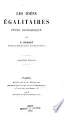 Les idées égalitaires