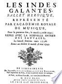 Les Indes galantes