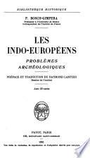 Les Indo-Européens