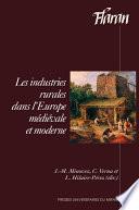 Les industries rurales dans l’Europe médiévale et moderne