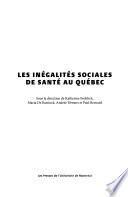 Les inégalités sociales de santé au Québec