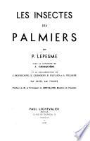 Les insectes des palmiers