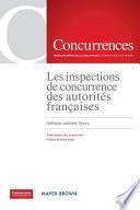 Les inspections de concurrence des autorités françaises