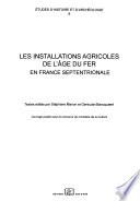 Les installations agricoles de l'âge du fer en France septentrionale