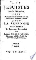 Les Jesuites mis sur l'echafaut