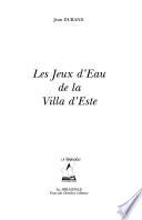 Les jeux d'eau de la Villa d'Este