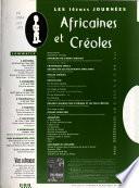 Les Journées africaines et créoles