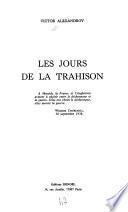 Les jours de la trahison