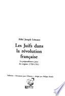 Les juifs dans la révolution française