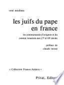 Les Juifs du pape en France