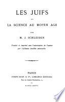 Les juifs et la science au moyen age