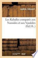 Les Kabaïles Comparés Aux Numides Et Aux Vandales