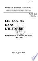 Les Landes dans l'histoire