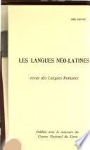 Les Langues néo-latines